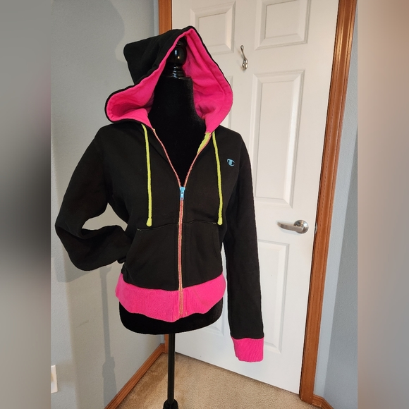 Champion Jackets & Blazers - Champion Black and Pink Jacket